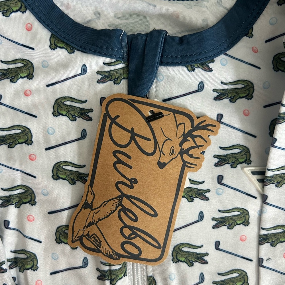 NWT BURLEBO Baby Zip Up - Tap It In - Picture 3 of 4